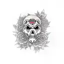 mummy zombies  tattoo design idea
