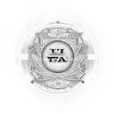 I want a tattoo in a circular shape with the word desiderata as the top border and then the image to be a circle split d tattoo design idea