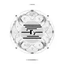 I want a tattoo in a circular shape with the word desiderata as the top border and then the image to be a circle split d tattoo design idea