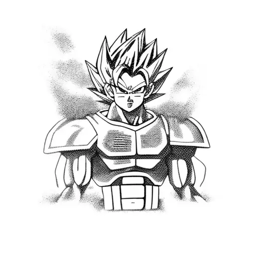 dragonball z  tattoo design idea