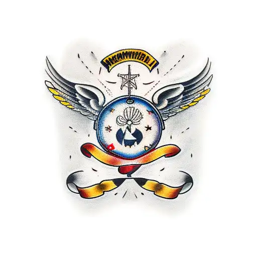 memorial for dad tattoo design idea