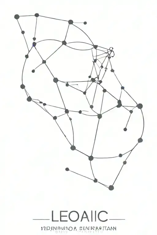 zodiac symbols, leo constellation, aries constellation, taurus constellation, cancer constellation tattoo design idea