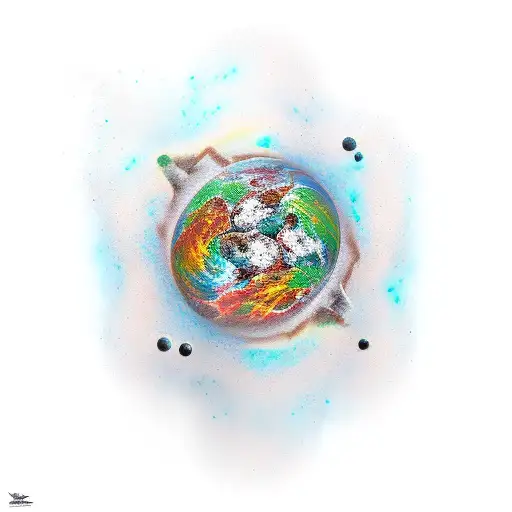 duality tattoo design idea