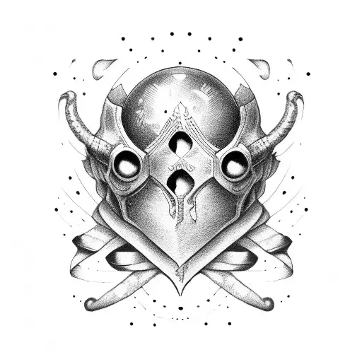 strawberry infinity with words I love him tattoo design idea