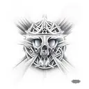 cristo tattoo design idea