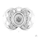 infinity sign with the words "For Some Reason" in it tattoo design idea