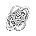 infinity sign with the words "For Some Reason" in it tattoo design idea