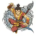 zuko from avatar the last airbender tattoo design idea