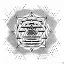 sri  yantra tattoo design idea