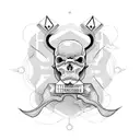 quote : everything happens for a reason tattoo design idea