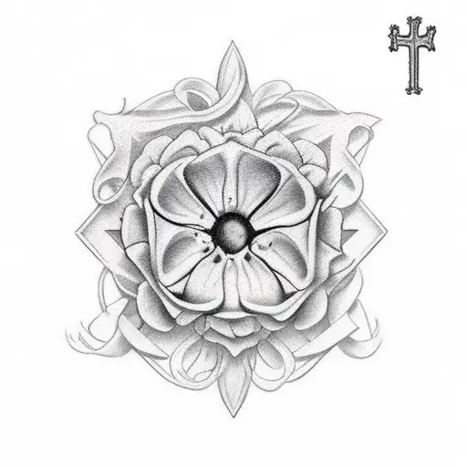 Catholic Cross Tattoo Design by Marlenefm on DeviantArt