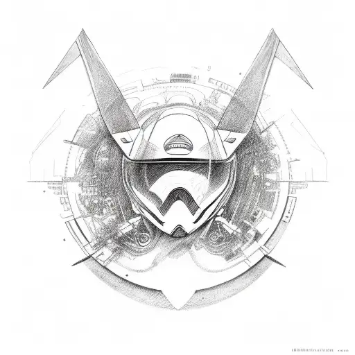 speed motorcycle tattoo design idea