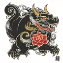 pixiu tattoo design idea