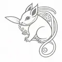 pixiu tattoo design idea