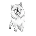 chow chow tattoo design idea