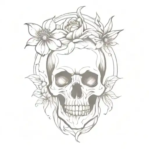 Memento Mori memento to live tattoo design idea