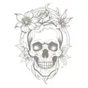 Memento Mori memento to live tattoo design idea