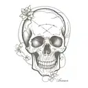 Memento Mori memento to live tattoo design idea