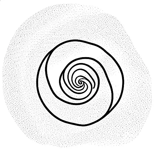 fibonacci spiral, golden ratio, mountains  tattoo design idea