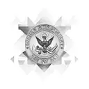  U.S. navy inspired tattoo design idea