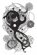 Web of Wyrd tattoo design idea