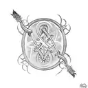 reed with sigils tattoo design idea