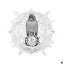 reed with sigils tattoo design idea