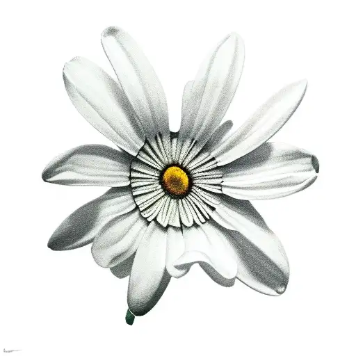 daisy, sweet pea, carnation, snowdrop, holly, narcissus  tattoo design idea