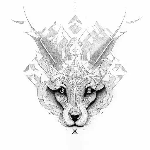 train tattoo design idea