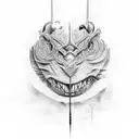 train tattoo design idea