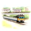 train tattoo design idea