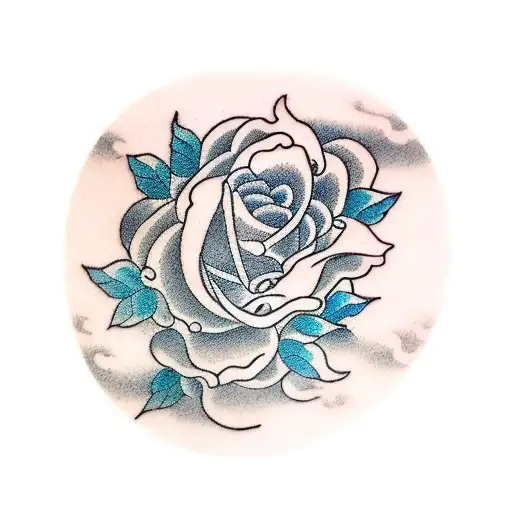 two studio ghibli roses tattoo design idea