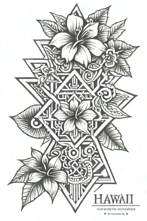 Hawaii memorial tattoo for dad tattoo design idea