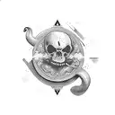 Coffee and love tattoo design idea