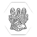 two keys with a fox's paw keychain with the prhase "you gave me a key and called it home" inside the keychain tattoo design idea