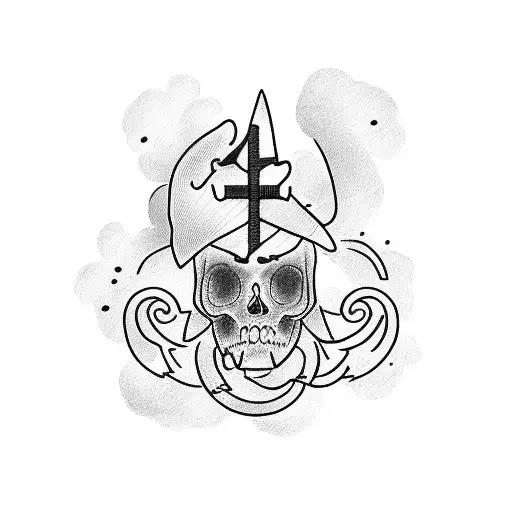 my father was a sailor and died in a ship accident. design a small tattoo to remember him tattoo design idea