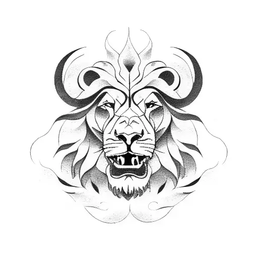 lion Escanor tattoo design idea