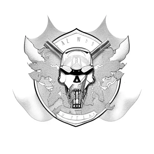 Harley-Davidson motorcycle cruising through a world map tattoo design idea