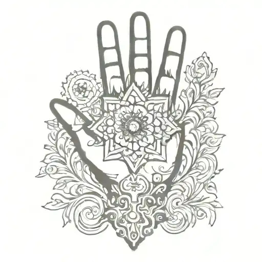 Fatima's hand tattoo design idea