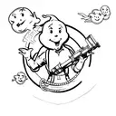 ghostbusters  tattoo design idea