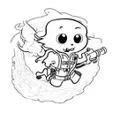 ghostbuster tattoo design idea