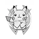 pikachu tattoo design idea