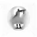 A silhouette of a person standing at a crossroads, with one path leading to darkness and the other to light, symbolizing the struggle between uncertainty and hope tattoo design idea