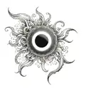 eclipse tattoo design idea