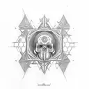 saint benedict tattoo design idea