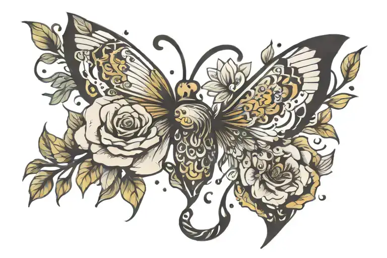 gratitude before optimism tattoo design idea