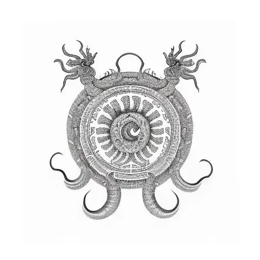 centipede  tattoo design idea