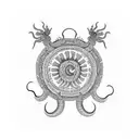 centipede  tattoo design idea