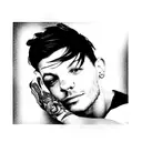 walls Louis Tomlinson  tattoo design idea