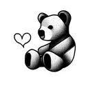 Teddy Bear tattoo design idea